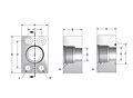 CD61/CD62 SAE Thread 4-Bolt Stainless Steel Flanges